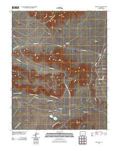 Kiowa Hill Colorado Historical topographic map, 1:24000 scale, 7.5 X 7.5 Minute, Year 2010
