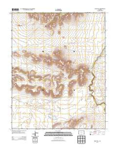 Kiowa Hill Colorado Historical topographic map, 1:24000 scale, 7.5 X 7.5 Minute, Year 2013