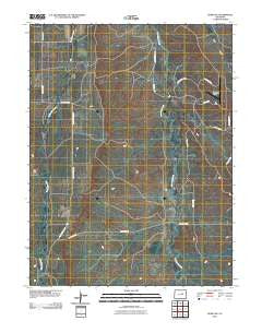 Kiowa NE Colorado Historical topographic map, 1:24000 scale, 7.5 X 7.5 Minute, Year 2010