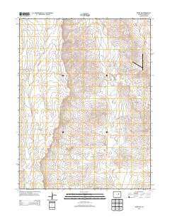Kiowa NE Colorado Historical topographic map, 1:24000 scale, 7.5 X 7.5 Minute, Year 2013