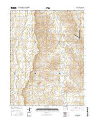 Kiowa NE Colorado Current topographic map, 1:24000 scale, 7.5 X 7.5 Minute, Year 2016