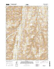 Kiowa NW Colorado Current topographic map, 1:24000 scale, 7.5 X 7.5 Minute, Year 2016