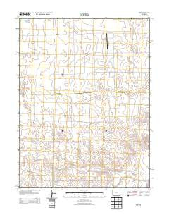 Kirk Colorado Historical topographic map, 1:24000 scale, 7.5 X 7.5 Minute, Year 2013