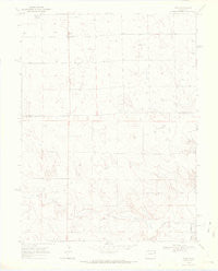 Kirk Colorado Historical topographic map, 1:24000 scale, 7.5 X 7.5 Minute, Year 1969