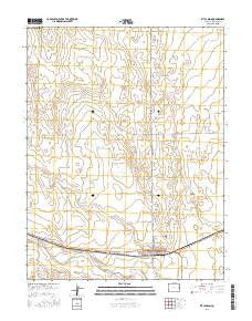 Kit Carson Colorado Current topographic map, 1:24000 scale, 7.5 X 7.5 Minute, Year 2016