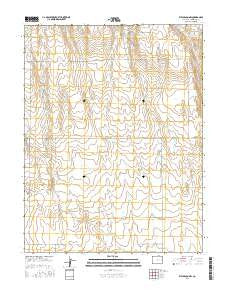 Kit Carson NW Colorado Current topographic map, 1:24000 scale, 7.5 X 7.5 Minute, Year 2016