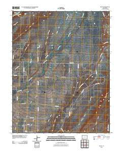 Kline Colorado Historical topographic map, 1:24000 scale, 7.5 X 7.5 Minute, Year 2010