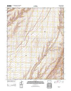 Kline Colorado Historical topographic map, 1:24000 scale, 7.5 X 7.5 Minute, Year 2013