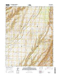 Kline Colorado Current topographic map, 1:24000 scale, 7.5 X 7.5 Minute, Year 2016