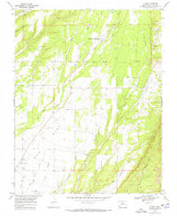 Kline Colorado Historical topographic map, 1:24000 scale, 7.5 X 7.5 Minute, Year 1968
