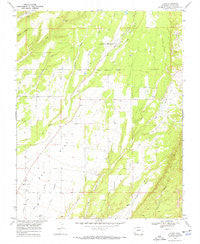 Kline Colorado Historical topographic map, 1:24000 scale, 7.5 X 7.5 Minute, Year 1968
