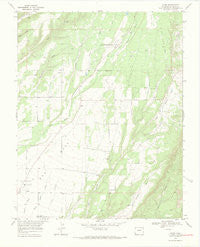 Kline Colorado Historical topographic map, 1:24000 scale, 7.5 X 7.5 Minute, Year 1968