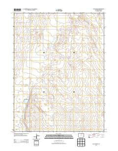 Klug Ranch Colorado Historical topographic map, 1:24000 scale, 7.5 X 7.5 Minute, Year 2013