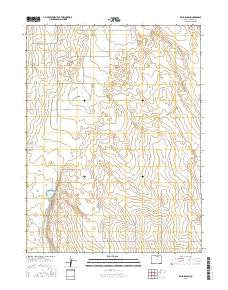 Klug Ranch Colorado Current topographic map, 1:24000 scale, 7.5 X 7.5 Minute, Year 2016