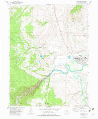Kremmling Colorado Historical topographic map, 1:24000 scale, 7.5 X 7.5 Minute, Year 1981