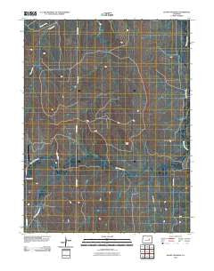 Kuhns Crossing Colorado Historical topographic map, 1:24000 scale, 7.5 X 7.5 Minute, Year 2010