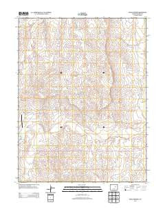 Kuhns Crossing Colorado Historical topographic map, 1:24000 scale, 7.5 X 7.5 Minute, Year 2013