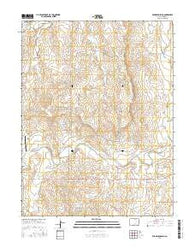 Kuhns Crossing Colorado Current topographic map, 1:24000 scale, 7.5 X 7.5 Minute, Year 2016