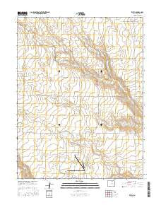 Kutch Colorado Current topographic map, 1:24000 scale, 7.5 X 7.5 Minute, Year 2016
