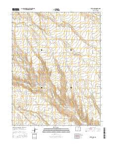 Kutch NW Colorado Current topographic map, 1:24000 scale, 7.5 X 7.5 Minute, Year 2016