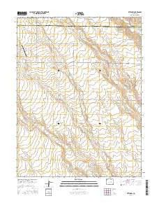 Kutch SW Colorado Current topographic map, 1:24000 scale, 7.5 X 7.5 Minute, Year 2016