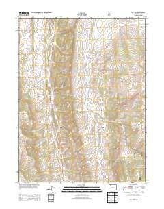 LO 7 Hill Colorado Historical topographic map, 1:24000 scale, 7.5 X 7.5 Minute, Year 2013