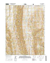 LO 7 Hill Colorado Current topographic map, 1:24000 scale, 7.5 X 7.5 Minute, Year 2016
