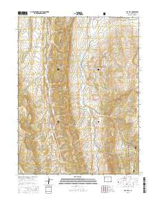 LO 7 Hill Colorado Current topographic map, 1:24000 scale, 7.5 X 7.5 Minute, Year 2016