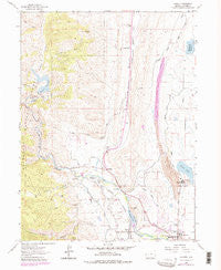 LaPorte Colorado Historical topographic map, 1:24000 scale, 7.5 X 7.5 Minute, Year 1962