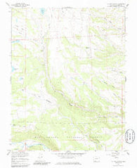 La Jara Canyon Colorado Historical topographic map, 1:24000 scale, 7.5 X 7.5 Minute, Year 1967