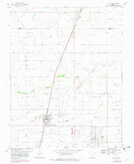La Jara Colorado Historical topographic map, 1:24000 scale, 7.5 X 7.5 Minute, Year 1968