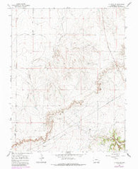 La Junta SE Colorado Historical topographic map, 1:24000 scale, 7.5 X 7.5 Minute, Year 1966