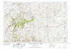 La Junta Colorado Historical topographic map, 1:250000 scale, 1 X 2 Degree, Year 1955