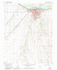 La Junta Colorado Historical topographic map, 1:24000 scale, 7.5 X 7.5 Minute, Year 1966