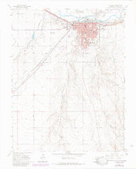 La Junta Colorado Historical topographic map, 1:24000 scale, 7.5 X 7.5 Minute, Year 1966