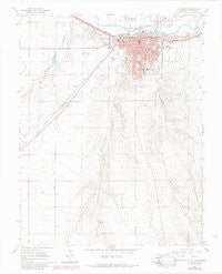 La Junta Colorado Historical topographic map, 1:24000 scale, 7.5 X 7.5 Minute, Year 1966