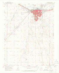 La Junta Colorado Historical topographic map, 1:24000 scale, 7.5 X 7.5 Minute, Year 1966