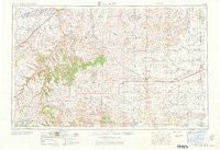 La Junta Colorado Historical topographic map, 1:250000 scale, 1 X 2 Degree, Year 1968