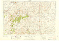 La Junta Colorado Historical topographic map, 1:250000 scale, 1 X 2 Degree, Year 1958