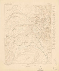 La Plata Colorado Historical topographic map, 1:62500 scale, 15 X 15 Minute, Year 1897
