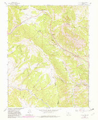 La Veta Pass Colorado Historical topographic map, 1:24000 scale, 7.5 X 7.5 Minute, Year 1963