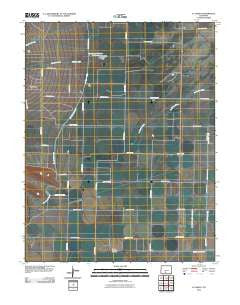 La Garita Colorado Historical topographic map, 1:24000 scale, 7.5 X 7.5 Minute, Year 2010