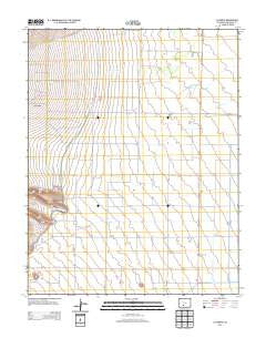 La Garita Colorado Historical topographic map, 1:24000 scale, 7.5 X 7.5 Minute, Year 2013