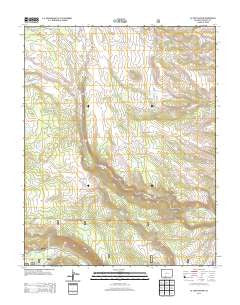 La Jara Canyon Colorado Historical topographic map, 1:24000 scale, 7.5 X 7.5 Minute, Year 2013