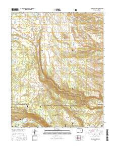 La Jara Canyon Colorado Current topographic map, 1:24000 scale, 7.5 X 7.5 Minute, Year 2016