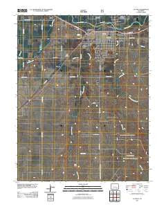 La Junta Colorado Historical topographic map, 1:24000 scale, 7.5 X 7.5 Minute, Year 2011