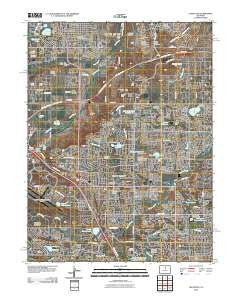 Lafayette Colorado Historical topographic map, 1:24000 scale, 7.5 X 7.5 Minute, Year 2010