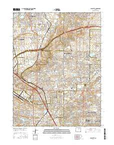 Lafayette Colorado Current topographic map, 1:24000 scale, 7.5 X 7.5 Minute, Year 2016