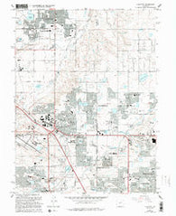 Lafayette Colorado Historical topographic map, 1:24000 scale, 7.5 X 7.5 Minute, Year 1965