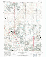 Lafayette Colorado Historical topographic map, 1:24000 scale, 7.5 X 7.5 Minute, Year 1965